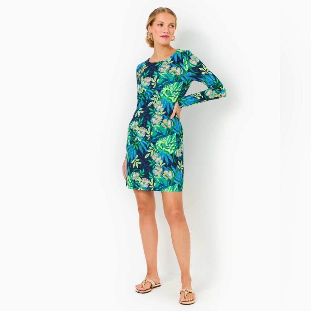 NWOT Lilly Pulitzer UPF 50+ Ellis Dress - Multi The Hottest Spot